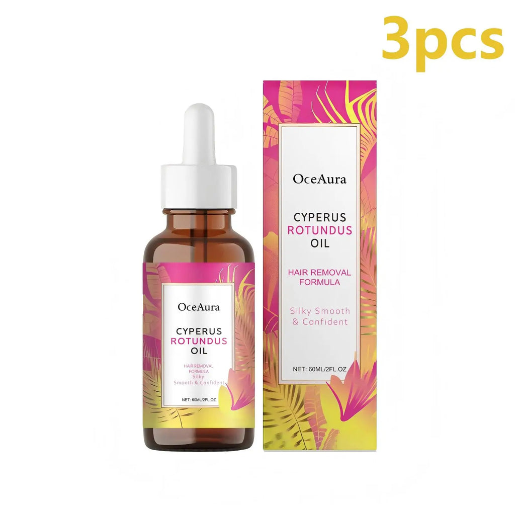 OceAura Cyperus Rotundus Oil for Hair Removal Soft Smooth Skin Care Deep Hydration Anti Hair Growth Inhibition After Shave Oil