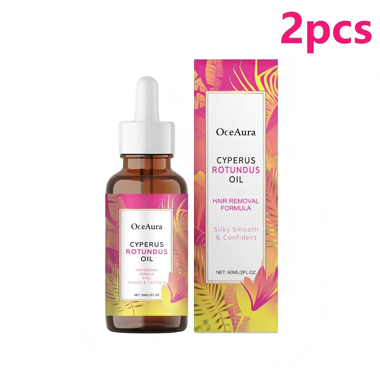 OceAura Cyperus Rotundus Oil for Hair Removal Soft Smooth Skin Care Deep Hydration Anti Hair Growth Inhibition After Shave Oil